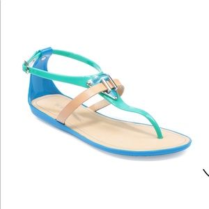 Gently worn BCBGeneration Jelly Sandal.